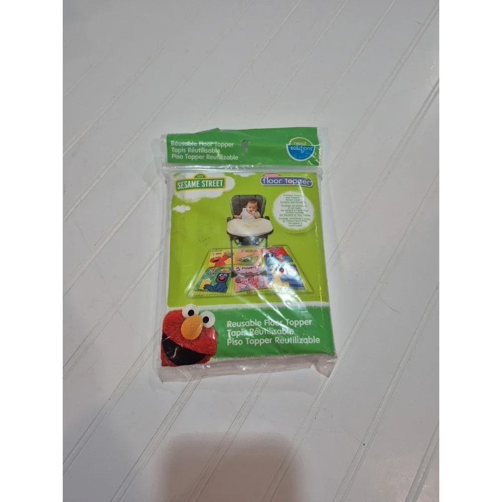 Sesame Street Reusable 36 x 48 Carpet Floor Topper Meal Play Arts & Crafts Mat